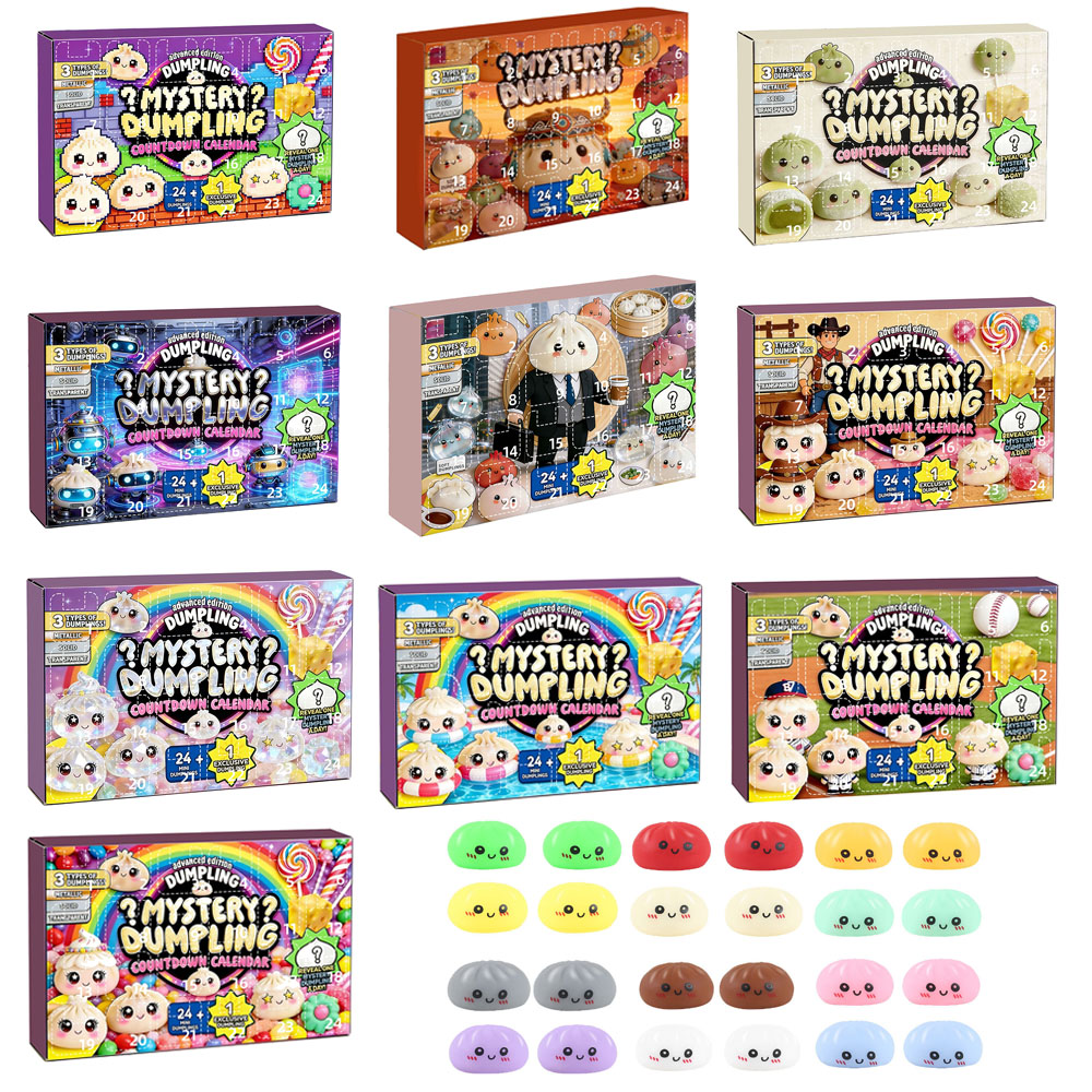 Home Office Kit - Surprise Dumpling Blind Box Countdown Calendar
