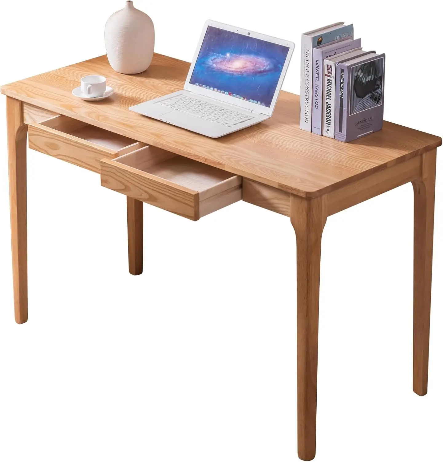 Desk Drawer Small - Solid Wood Desk with Drawers, Home