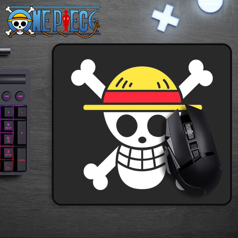 Home Office Keyboard And Mouse - Cartoon One Piece Luffy Skull Mouse