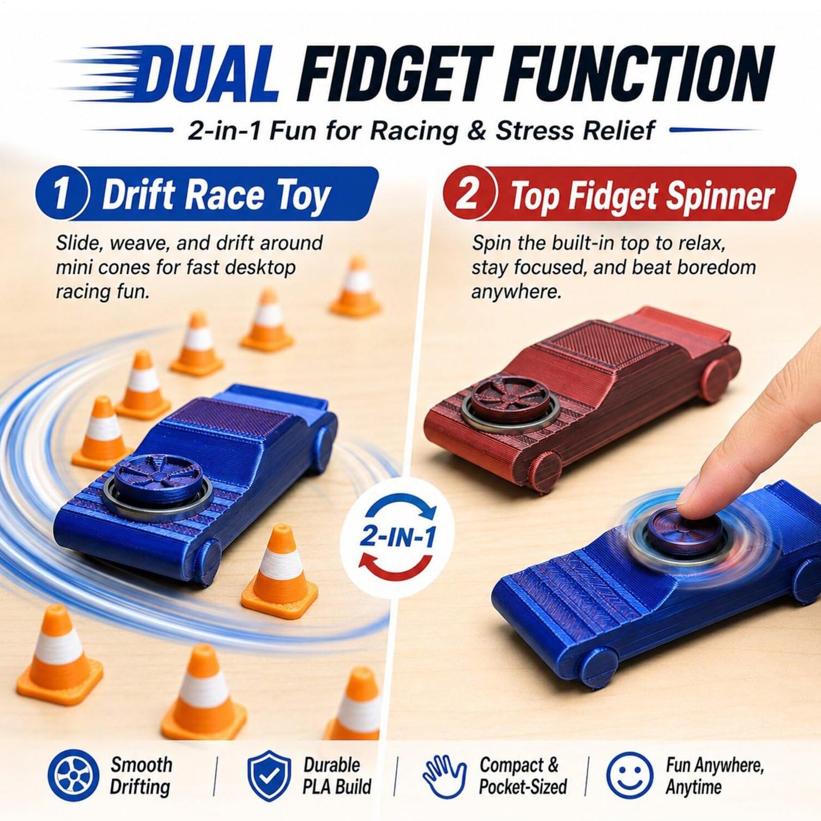 Mini Pocket Drift Car Fidget T - Home Office Kit ulasan dan harga