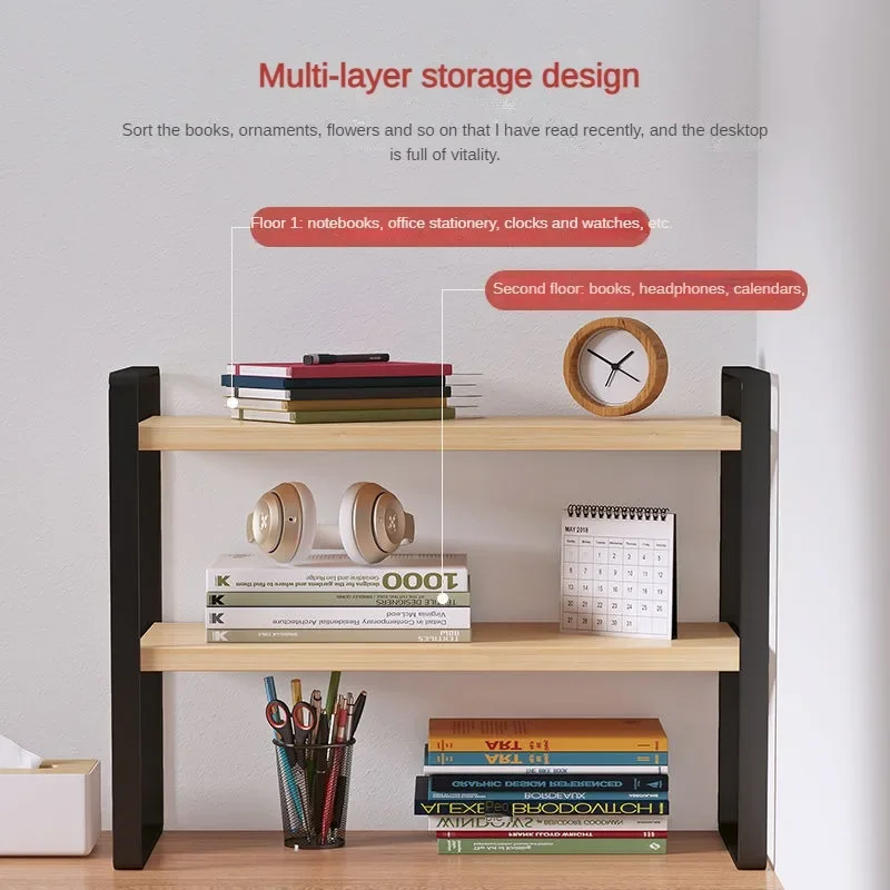 Shelf Desktop Organizer Storag - Letter Tray Desk ulasan dan harga