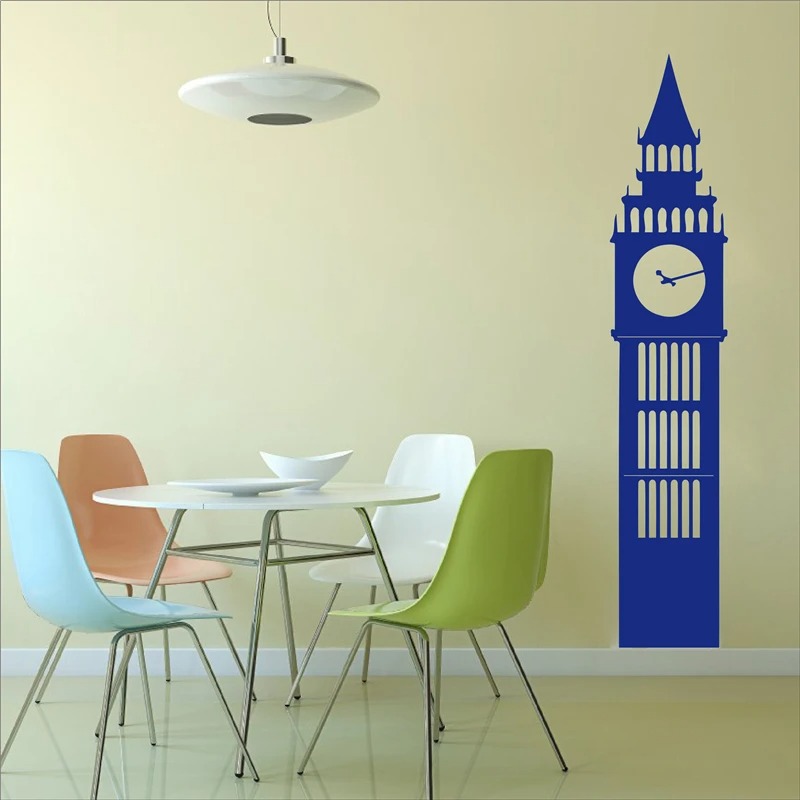 London Big Ben Clock Wall Deca - Home Office London ulasan dan harga