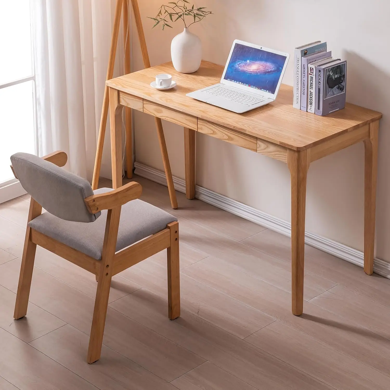 Solid Wood Desk with Drawers,  - Desk Drawer Small ulasan dan harga