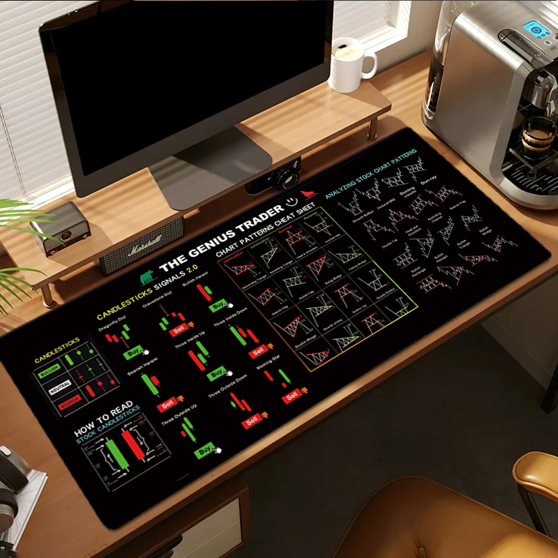 EXCO Stock Market Trader Leath - Home Office Keyboard And Mouse ulasan dan harga