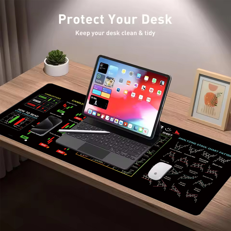 EXCO Stock Market Trader Leath - Home Office Keyboard And Mouse ulasan dan harga