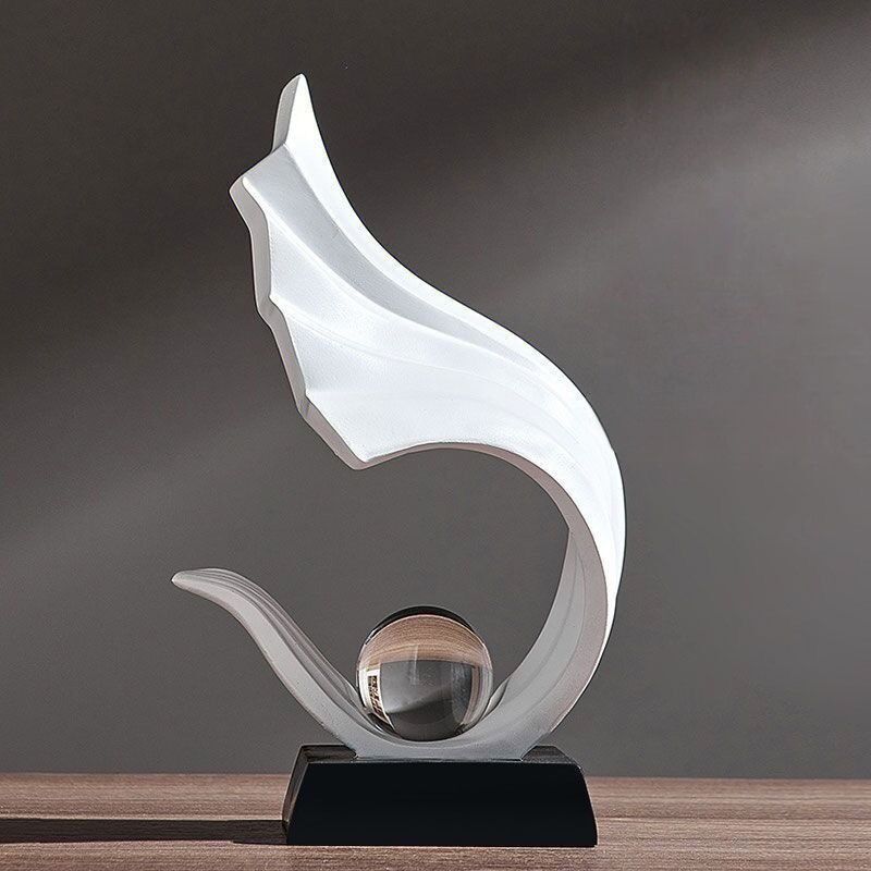 Crystal Ball Resin Sculpture F - Home Office Furniture Sets ulasan dan harga