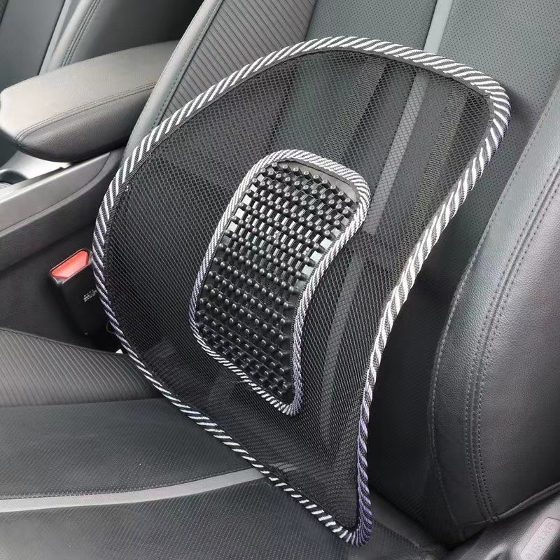 1 breathable ice silk car lumb - Mesh Back Cushion ulasan dan harga