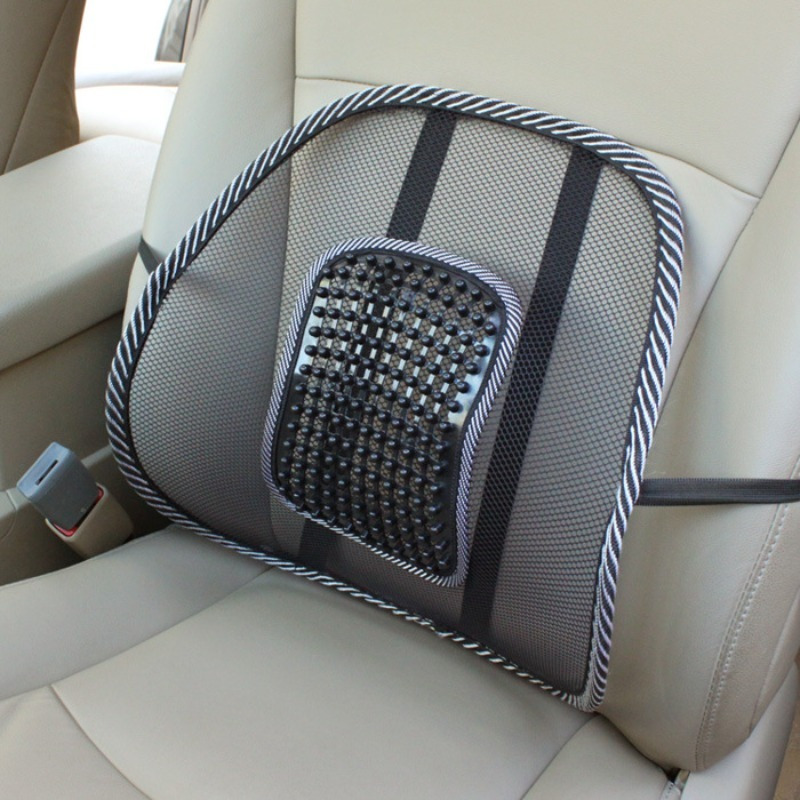 1 breathable ice silk car lumb - Mesh Back Cushion ulasan dan harga