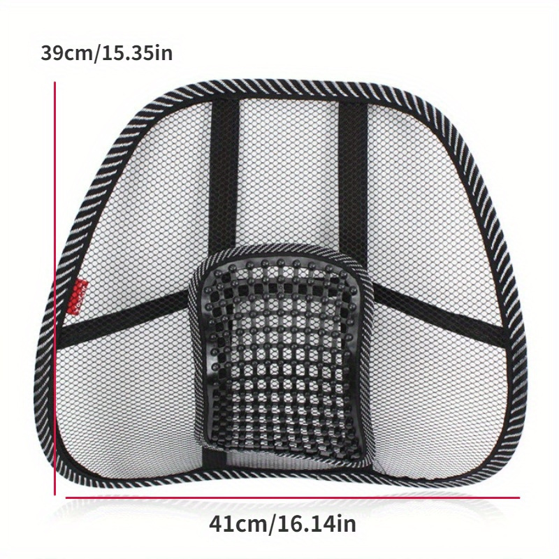 1 breathable ice silk car lumb - Mesh Back Cushion ulasan dan harga