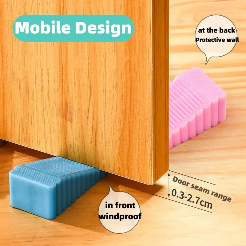 Safety Silicone Door Stop Stop - Home Office Immigration ulasan dan harga