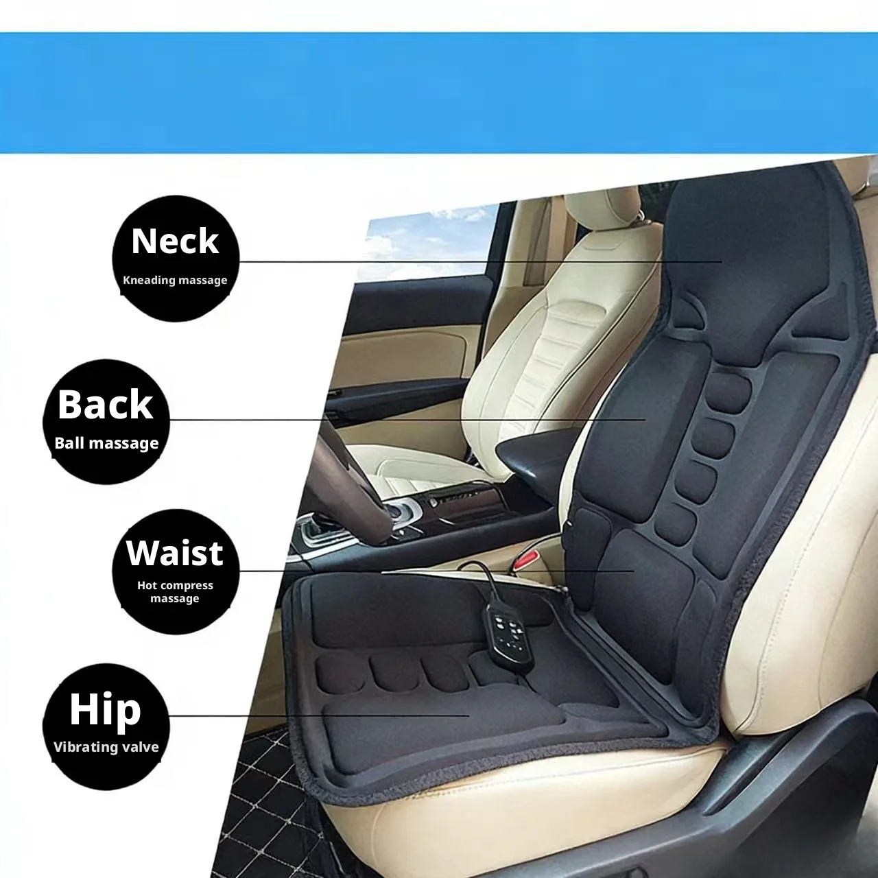 Full-Body Cervical Back Lumbar - Mesh Back Cushion ulasan dan harga