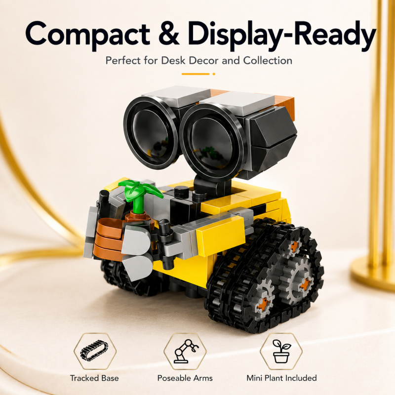 Mini Robot Building Blocks Set - Home Office Kit ulasan dan harga