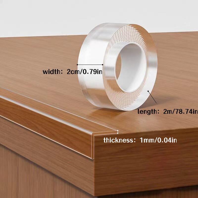 1 Roll 2m/78.74in Transparent  - Desk Drawer Small ulasan dan harga