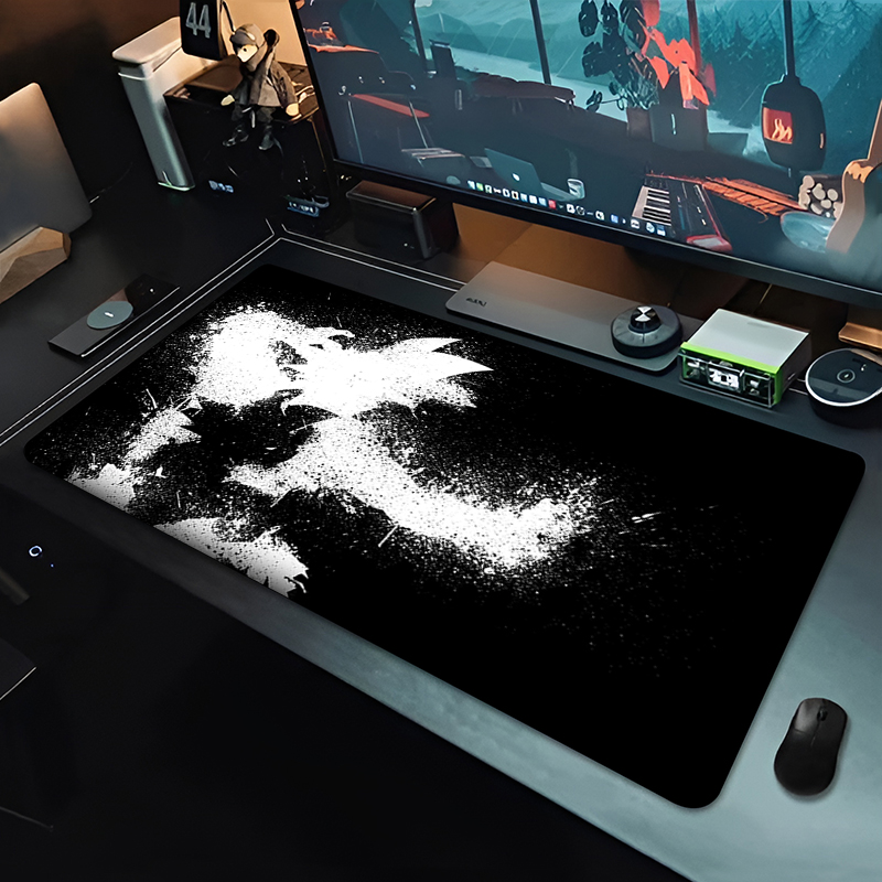 DBZ Black Anime Mouse Pad Drag - Home Office Keyboard And Mouse ulasan dan harga