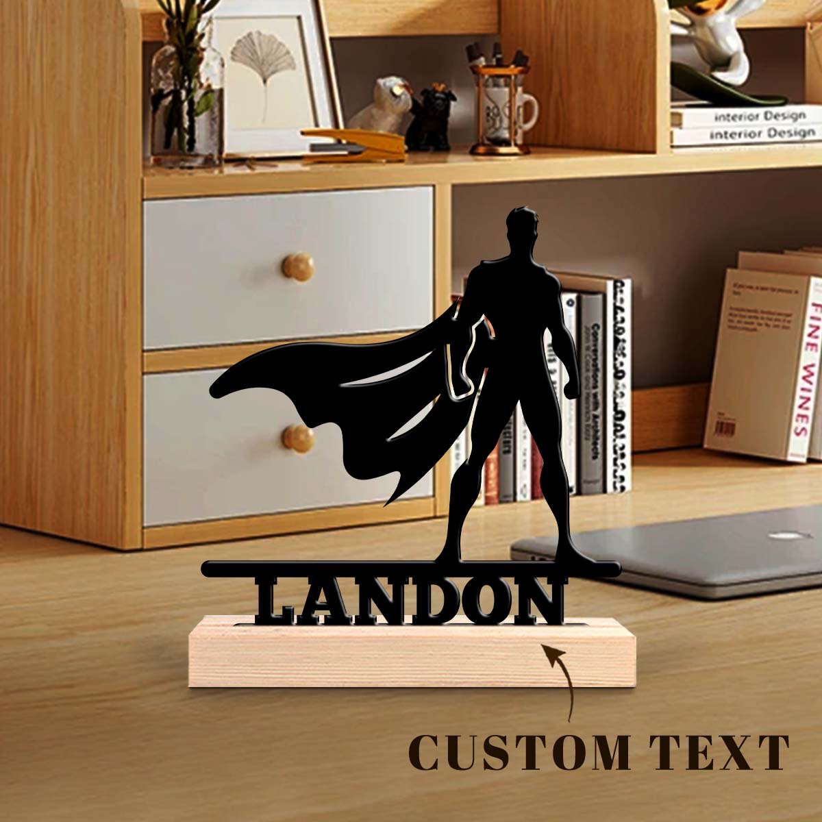 1pc Personalized Iron Desktop  - Home Office Or ulasan dan harga