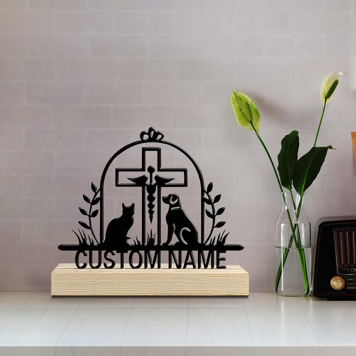 1pc Customizable Wrought Iron  - Home Office Or ulasan dan harga