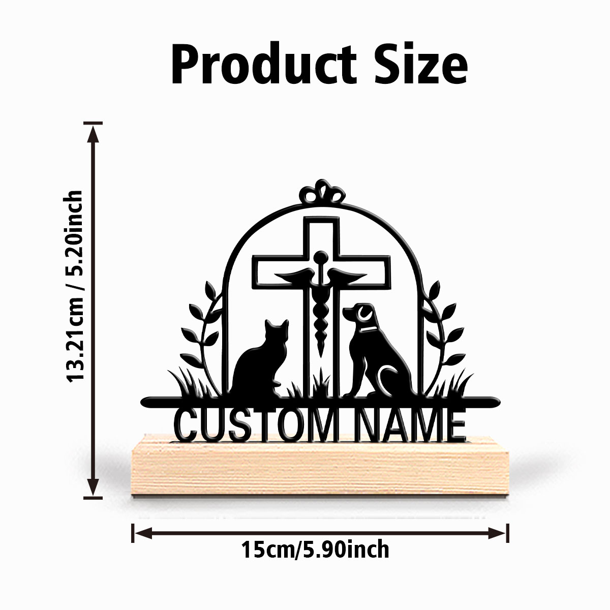 1pc Customizable Wrought Iron  - Home Office Or ulasan dan harga