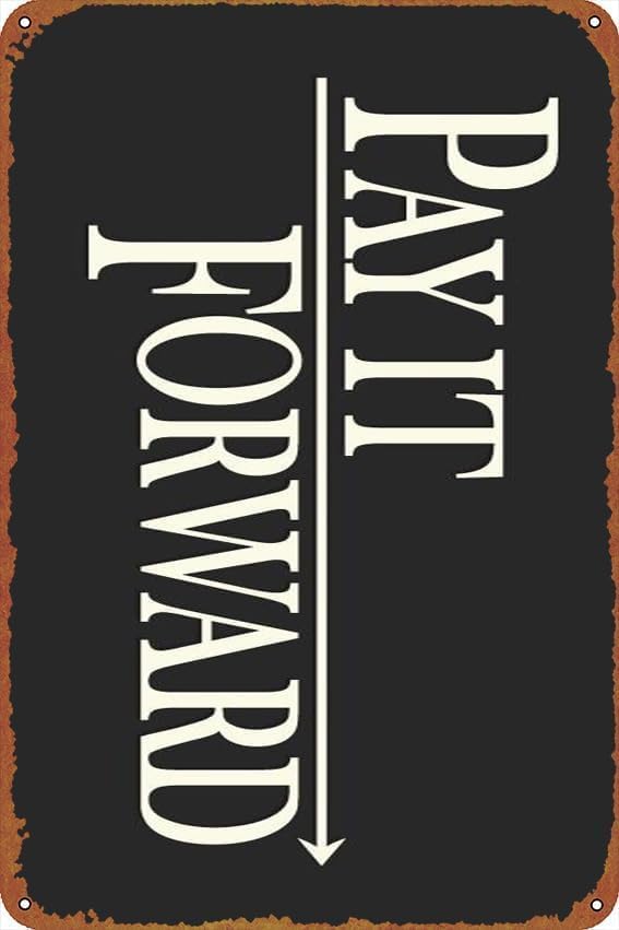 Pay It Forward Poster Vintage  - Home Office Pay ulasan dan harga