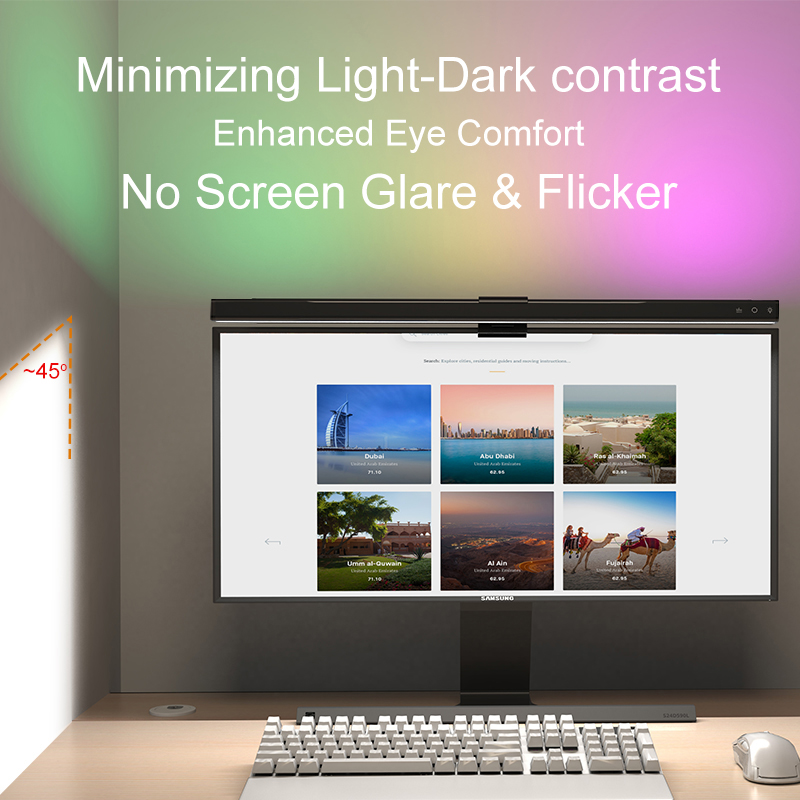 RGB Light 60/80cm Game Atmosph - Home Office Setup Ideas ulasan dan harga