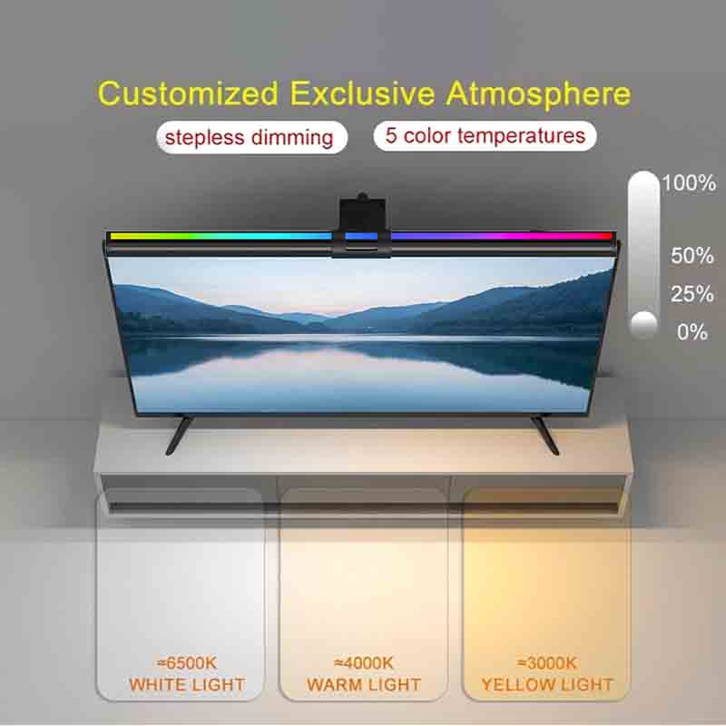 RGB Light 60/80cm Game Atmosph - Home Office Setup Ideas ulasan dan harga