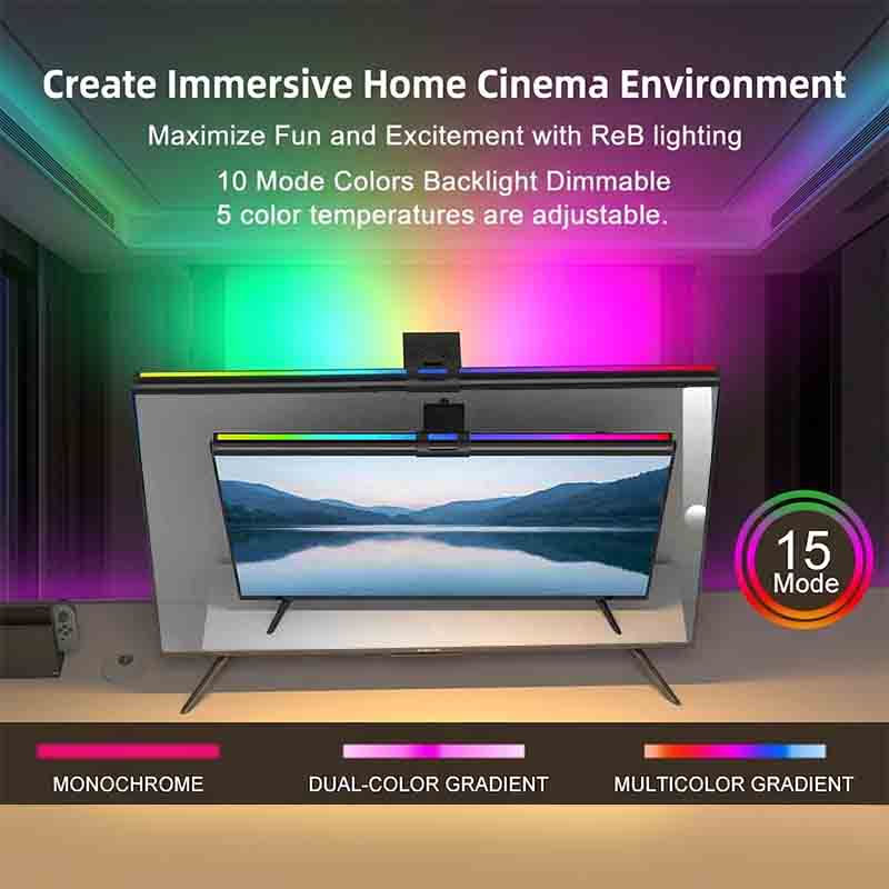 RGB Light 60/80cm Game Atmosph - Home Office Setup Ideas ulasan dan harga