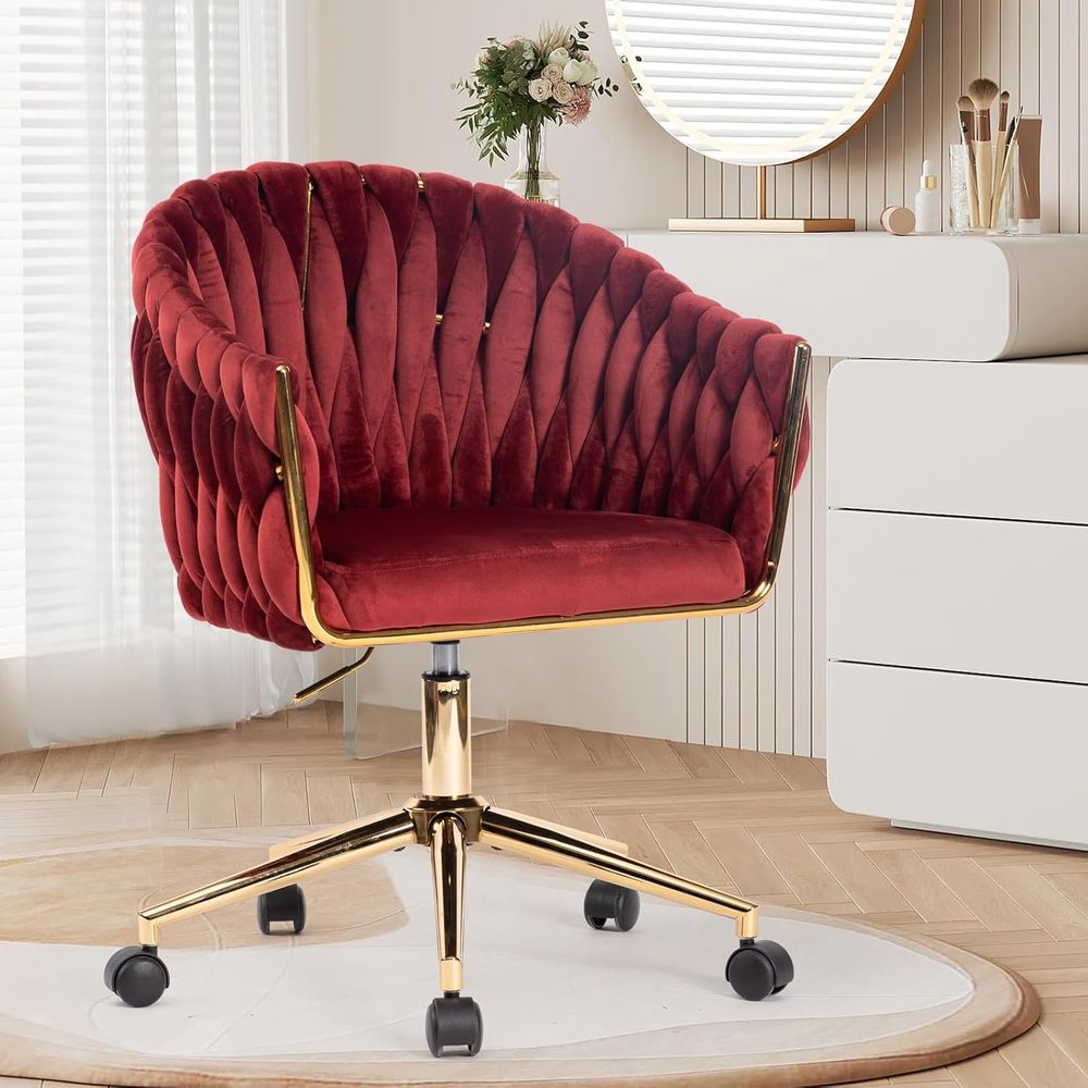 Velvet Office Chair, Vanity Ch - Home Office Or ulasan dan harga