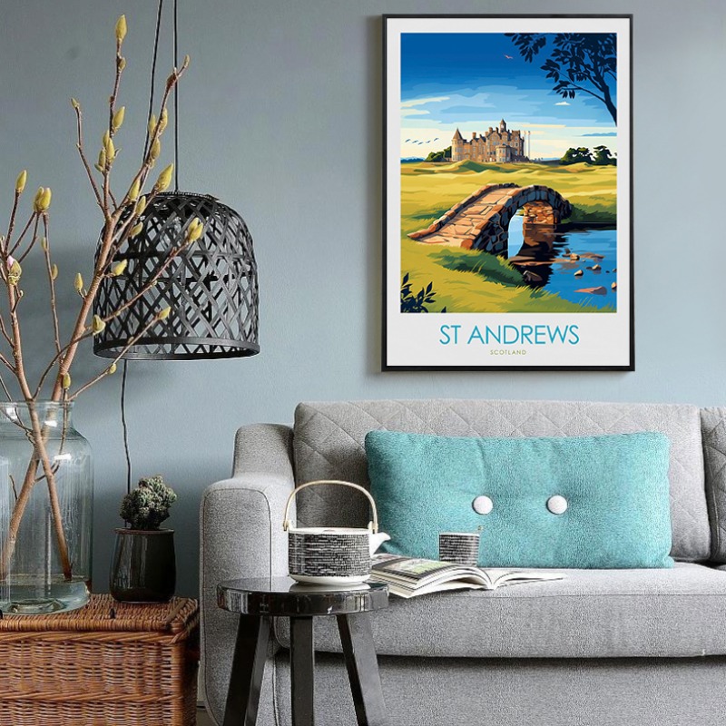 British Cityscape Wall Art Can - Home Office London ulasan dan harga