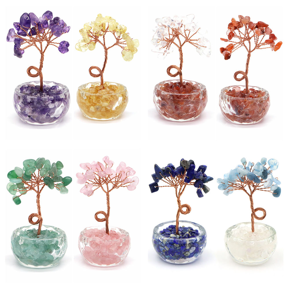 Natural Gemstone Crystal Lucky - Home Office Or ulasan dan harga