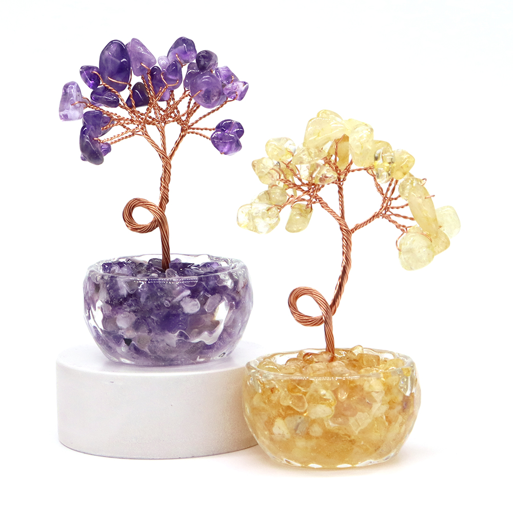 Natural Gemstone Crystal Lucky - Home Office Or ulasan dan harga
