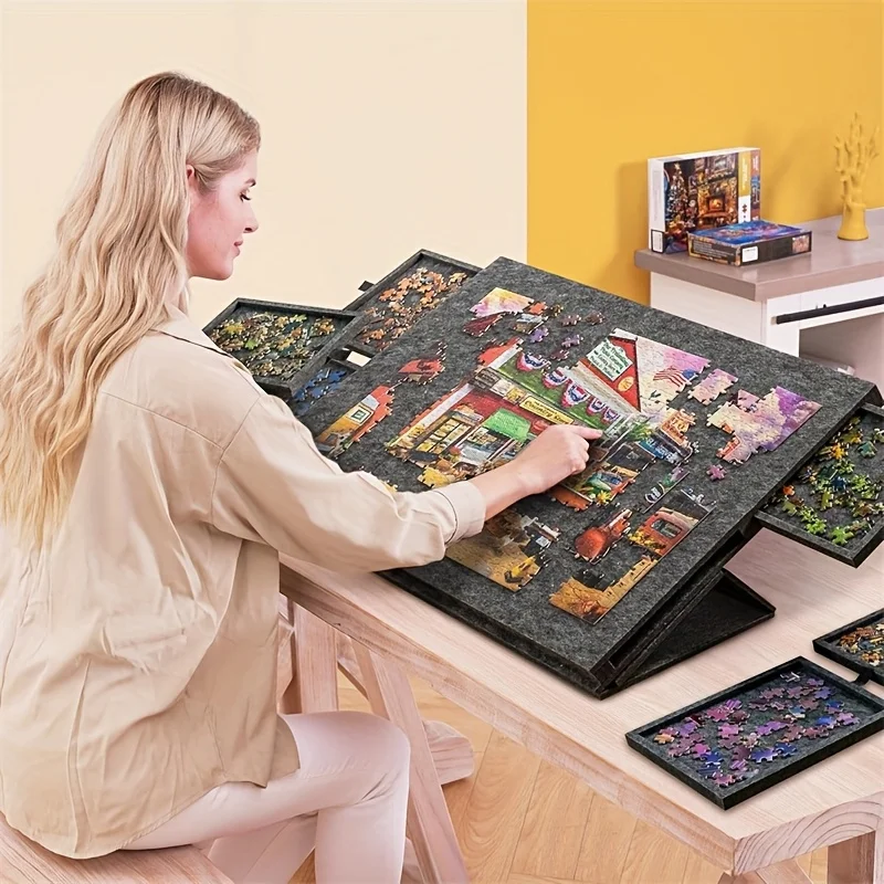 6-Drawer 1500pcs Jigsaw Puzzle - Desk Drawer Small ulasan dan harga