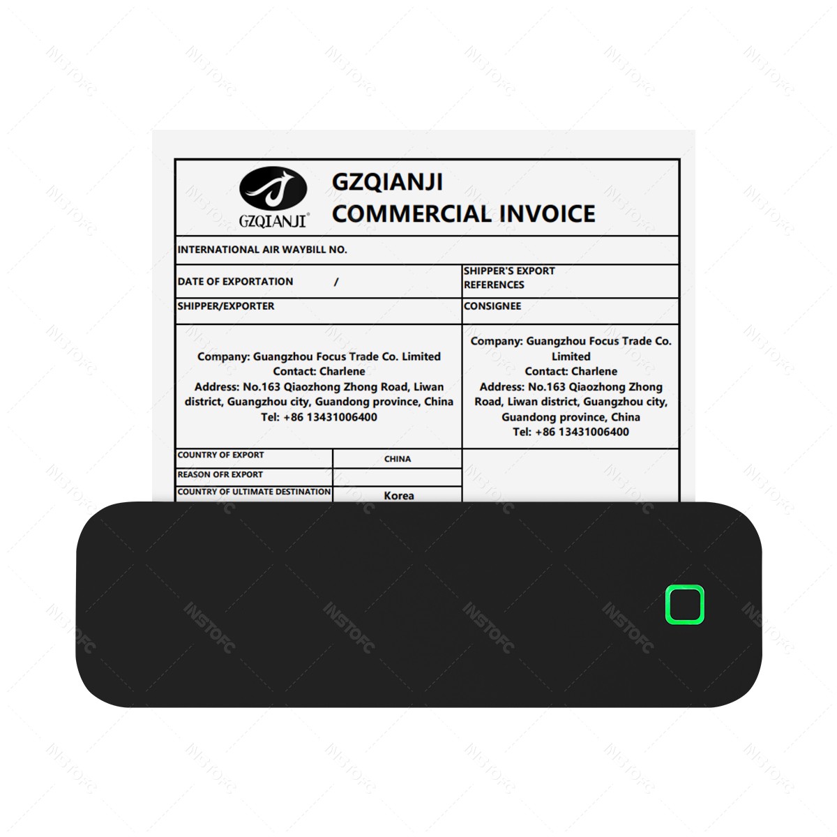 Portable A4 Thermal Printer In - Home Office Travel Document ulasan dan harga