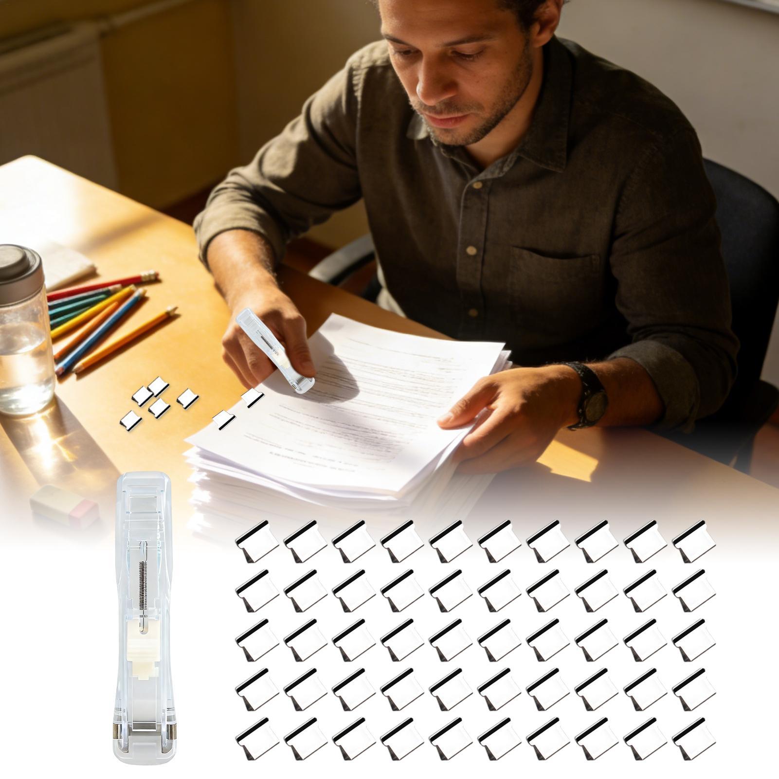 Portable Travel Stapler with P - Home Office Travel Document ulasan dan harga
