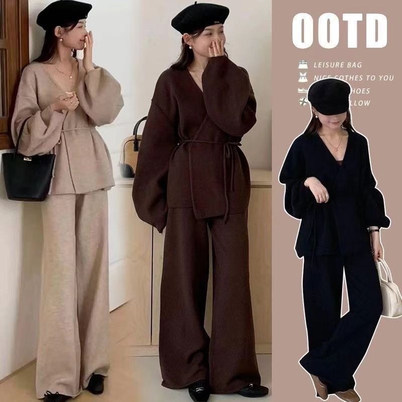 Sweater Set Two-piece Temperam - Home Office Setup Ideas ulasan dan harga
