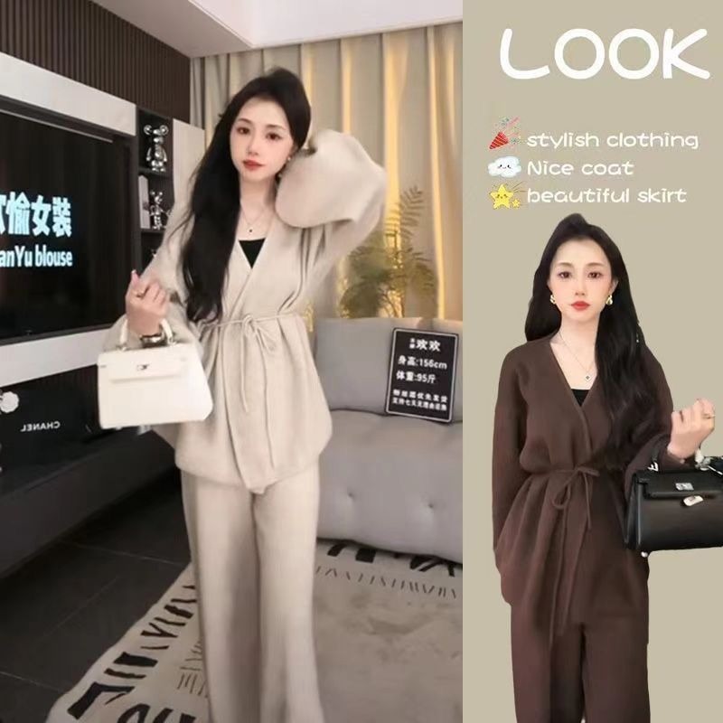 Sweater Set Two-piece Temperam - Home Office Setup Ideas ulasan dan harga