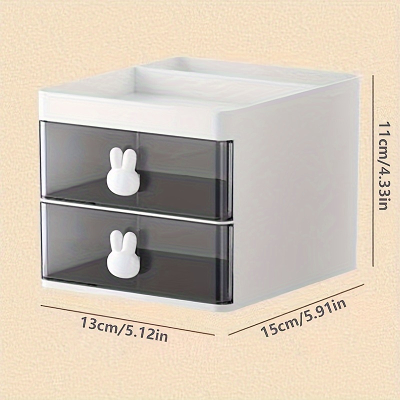 1pc Transparent Drawer Rabbit  - Home Office Furniture Sets ulasan dan harga