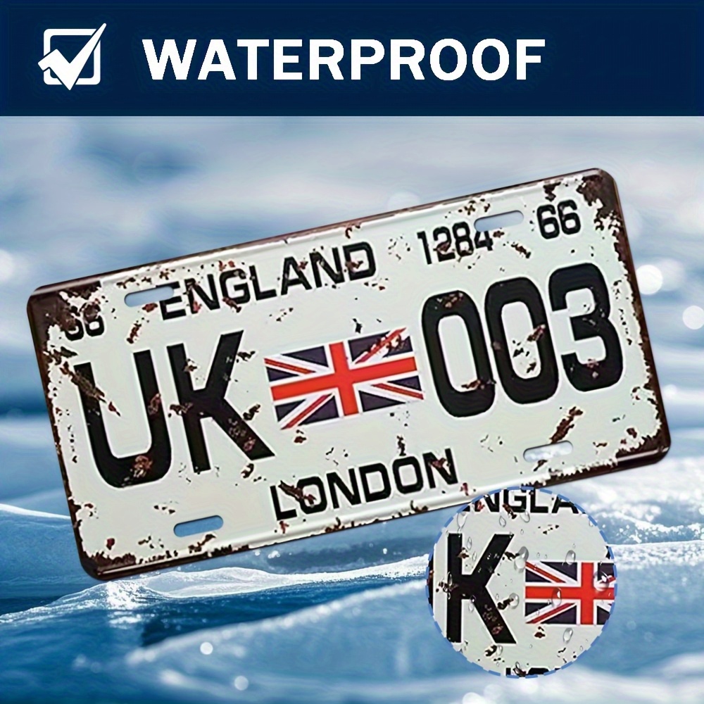 Vintage London UK License Plat - Home Office London ulasan dan harga