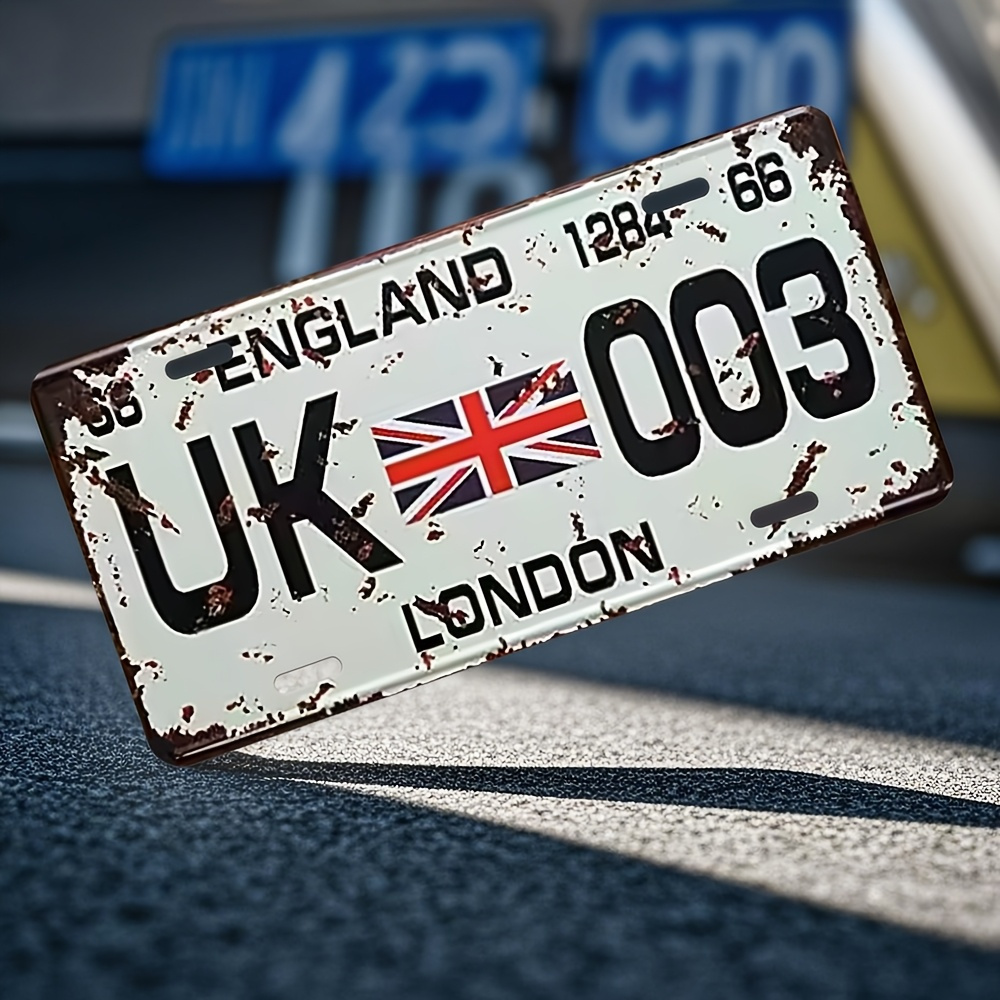 Vintage London UK License Plat - Home Office London ulasan dan harga