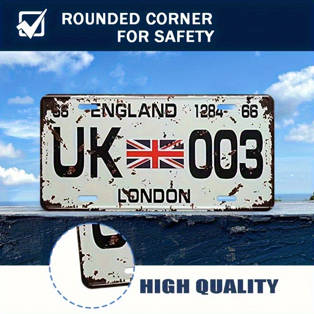 Vintage London UK License Plat - Home Office London ulasan dan harga
