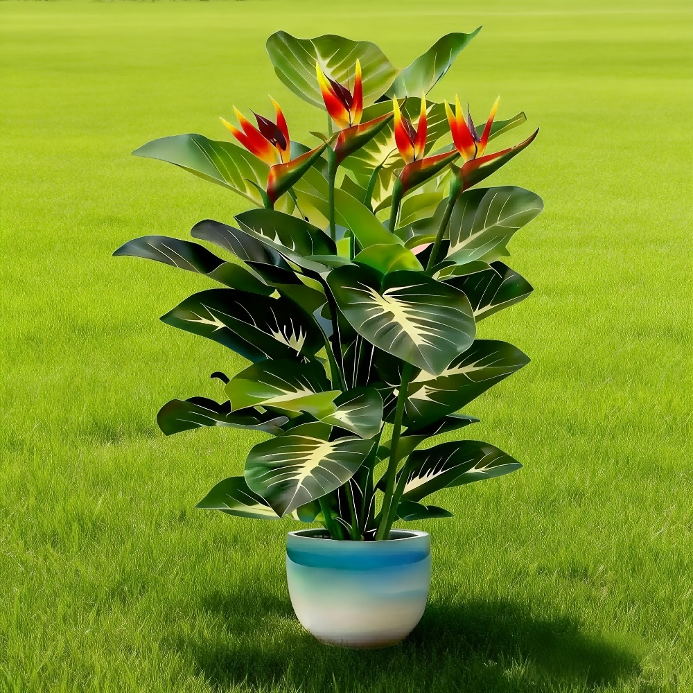 Artificial Bird of Paradise an - Home Office Word ulasan dan harga
