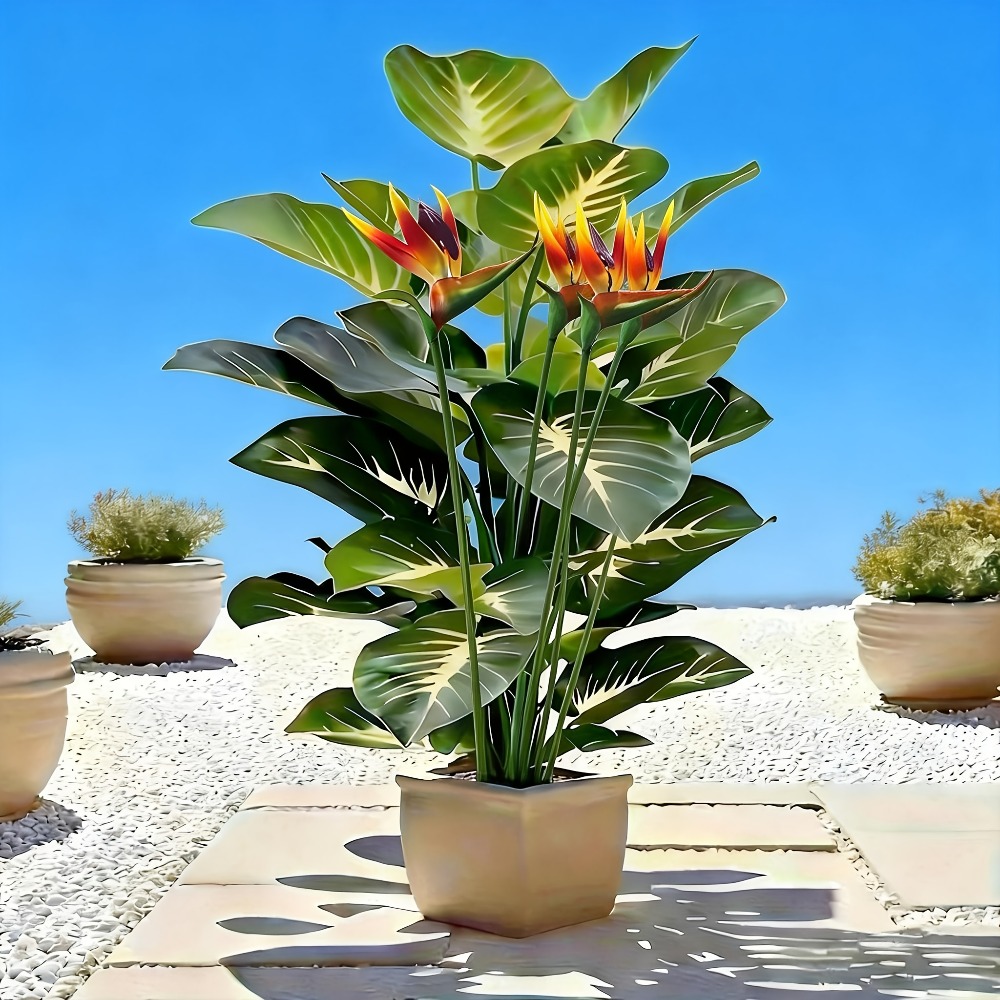 Artificial Bird of Paradise an - Home Office Word ulasan dan harga