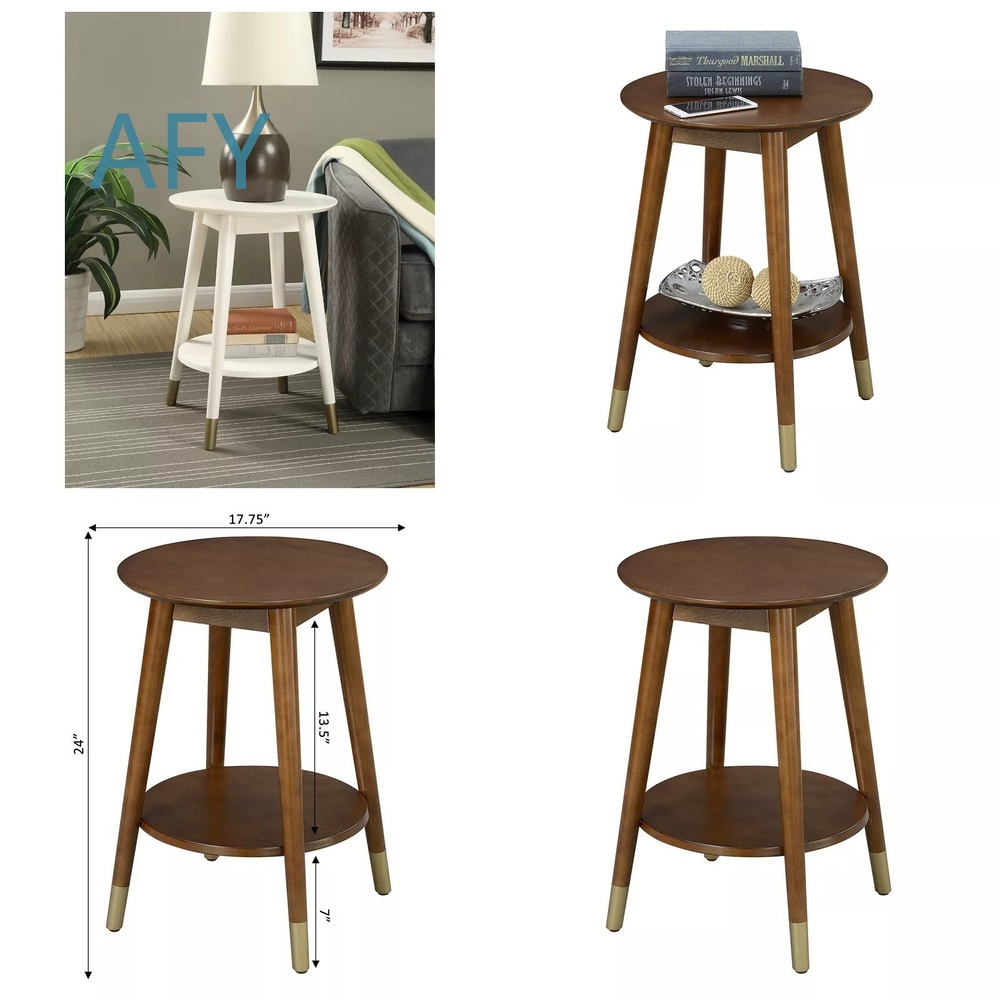 Wooden Side Table with Bottom  - Home Office Ikea ulasan dan harga