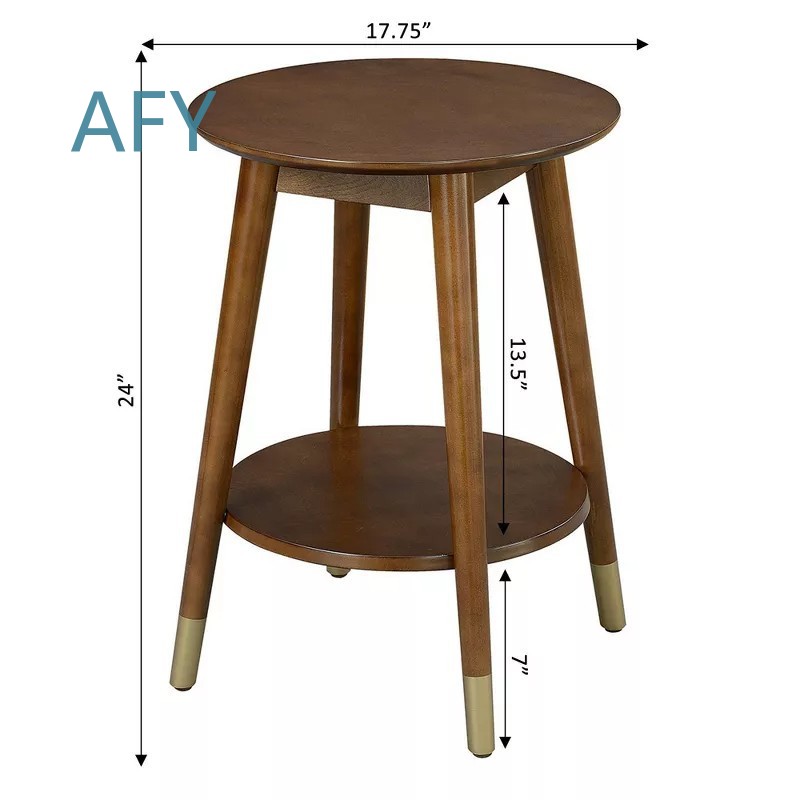 Wooden Side Table with Bottom  - Home Office Ikea ulasan dan harga