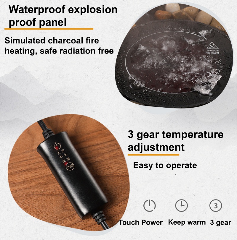 1000W Electric Ceramic Stove H - Home Office Gear ulasan dan harga