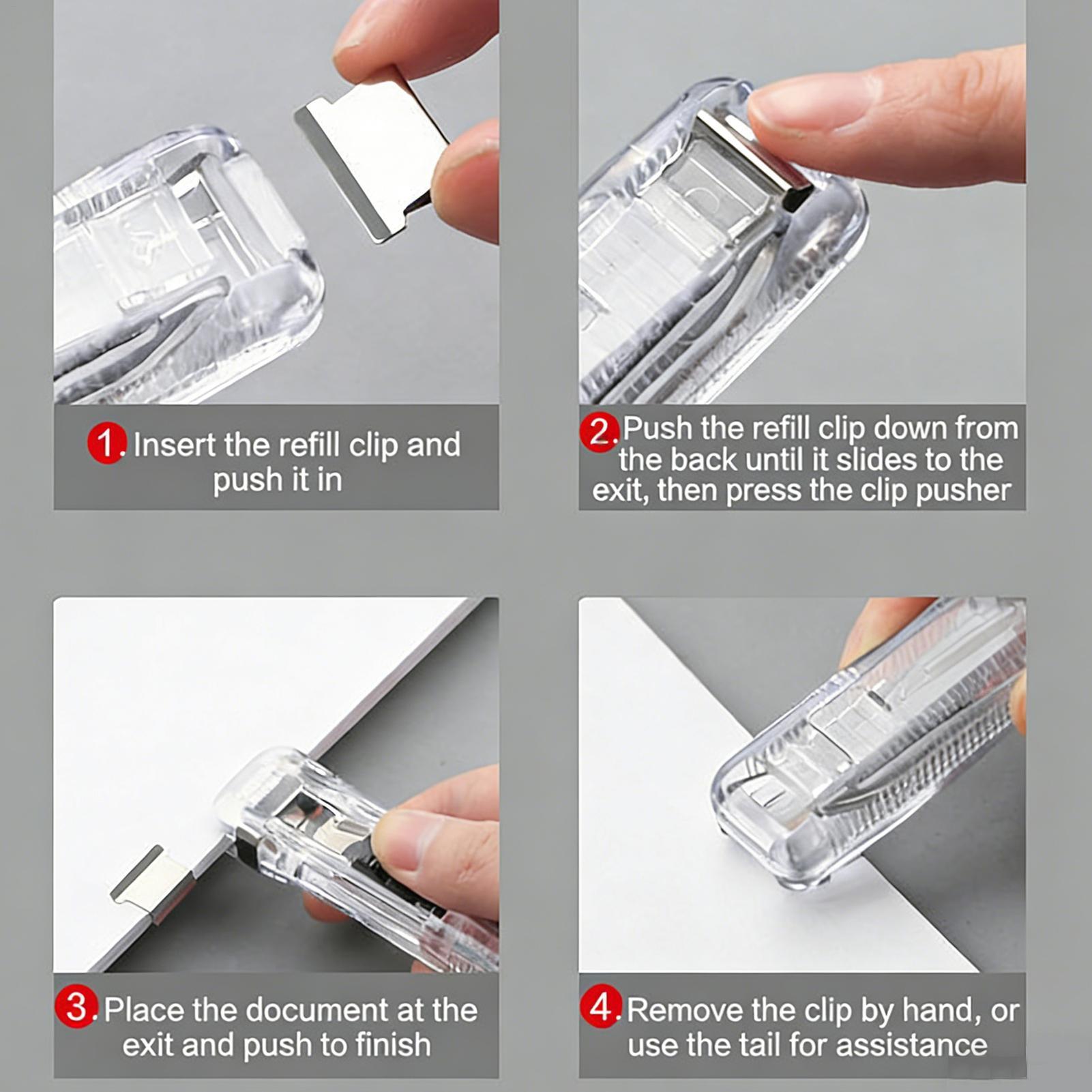 Travel Stapler School Push Bin - Home Office Travel Document ulasan dan harga