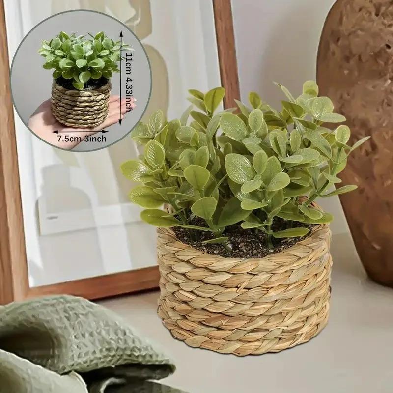 1Pc Potted Plant Small Fake Pl - Home Office Word ulasan dan harga