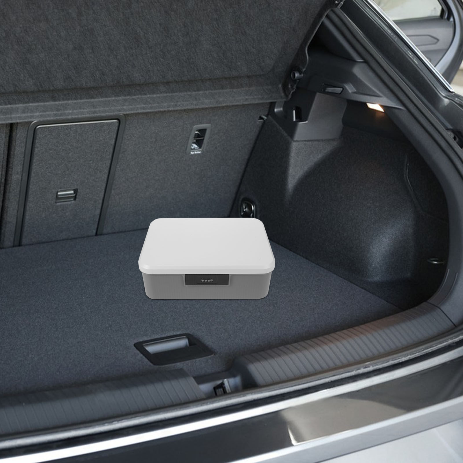 16L Lockable Storage Bin with  - Home Office Travel Document ulasan dan harga