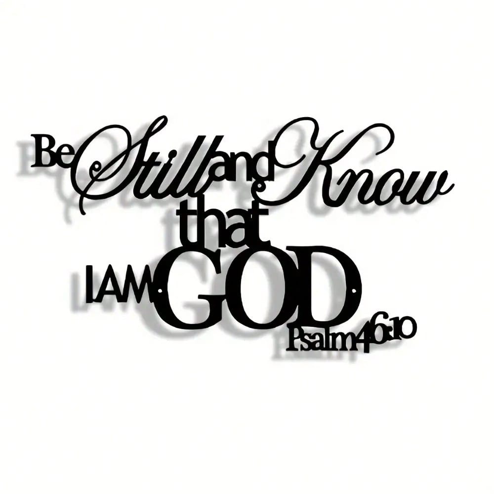 God Word Metal Wall Plaque Chr - Home Office Word ulasan dan harga