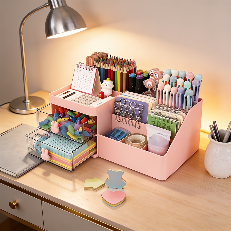 Cute Rabbit Desk Organizer Pen - Letter Tray Desk ulasan dan harga