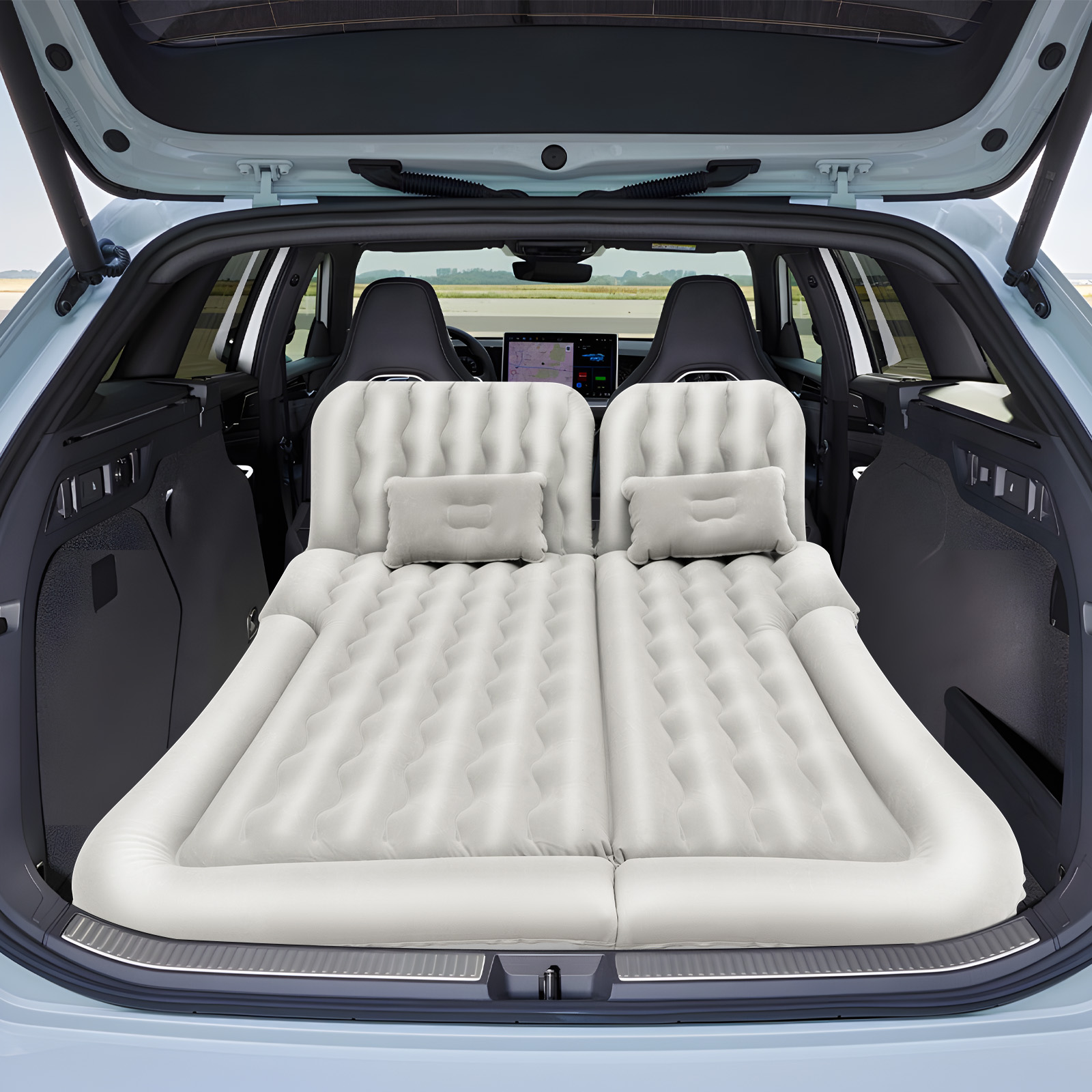 Universal Foldable Inflatable  - Mesh Back Cushion ulasan dan harga