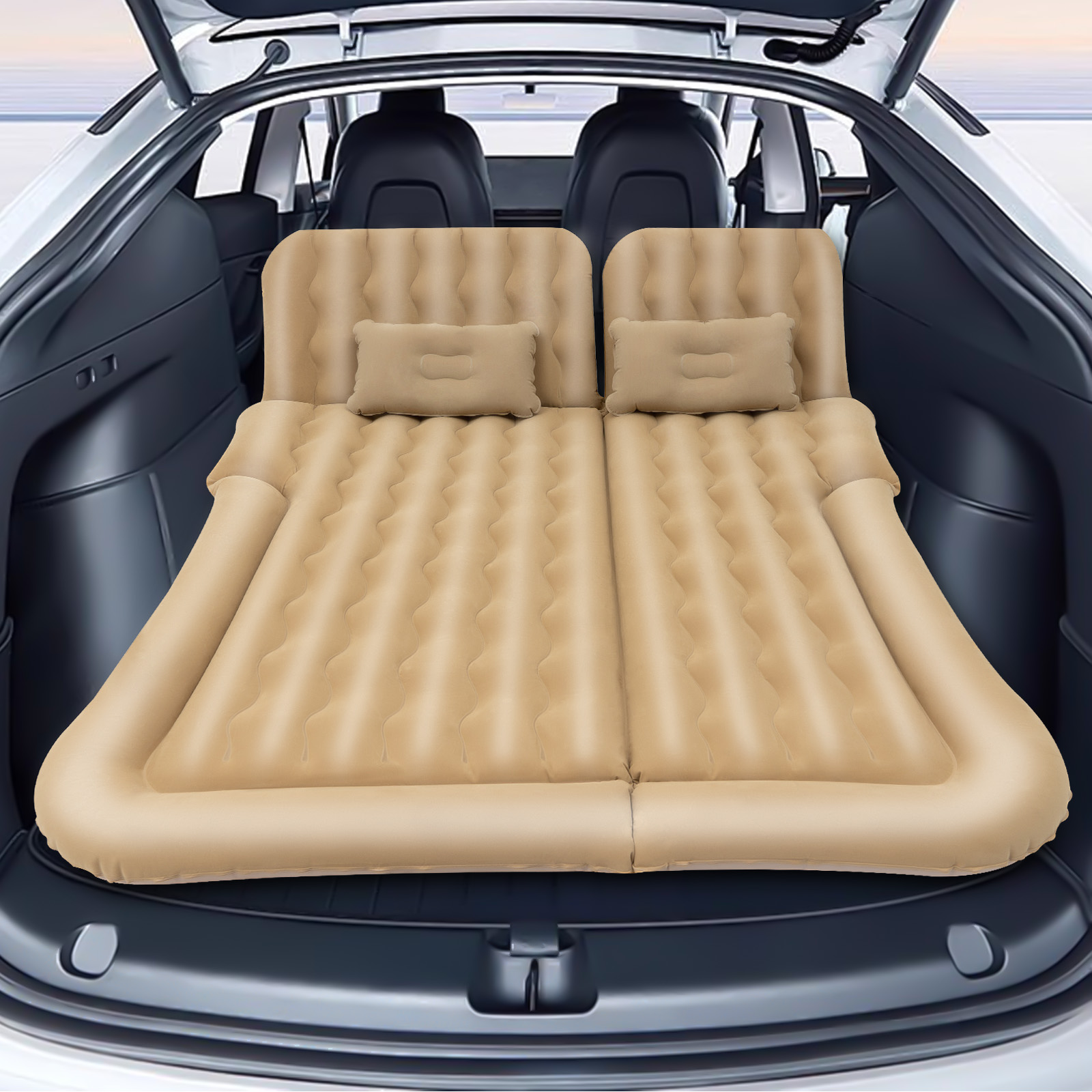 Universal Foldable Inflatable  - Mesh Back Cushion ulasan dan harga